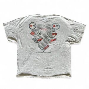 Vintage White Corvette Graphic Tee